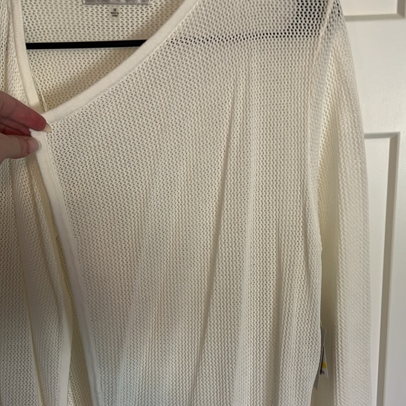 Kasper white cardigan size medium - Picture 3 of 5